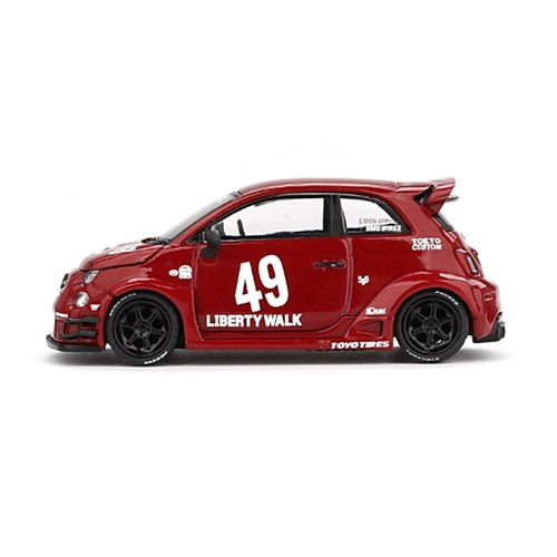 MINI GT LIBERTY WALK LBWK ABARTH 595 LB-WORKS x ABAS WORKS 1/64 RED MGT00963 - Picture 3 of 3
