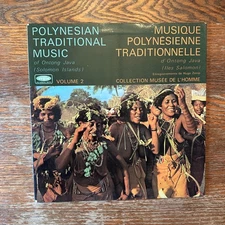 Polynesian Traditional Music Of Ontong Java Vol 2 1972 LP VG/VG