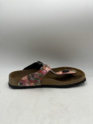 Papillio By Birkenstock Gizeh Sandals Womens 41 US 10 Cork Fresh Boho Flowers - Picture 6 of 9