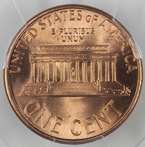 1987-D PCGS MS68RD Lincoln Cent 53990258 - Picture 2 of 3