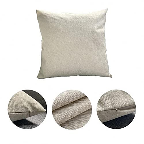 Set of 4 Linen Throw Pillow Covers 16x16 Inch 16" x 16" (Pack of 4) Halloween 1 - Picture 5 of 5