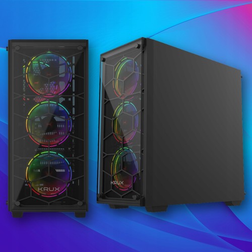 BSG Raptor Gaming-Computer Ryzen 5 5600G 16/32GB DDR4 1TB SSD RTX 3060 Win11 - Afbeelding 3 van 12