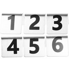  6 Pcs Tischnummern Hochzeit Hochzeitstischnummer Restaurantbedarf