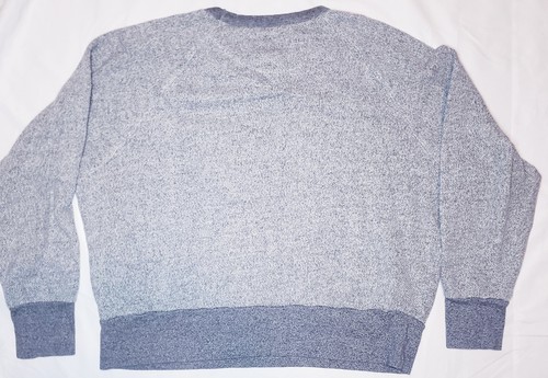 Gap Sweats XLT Crew Neck Gray Marled Sweatshirt - Picture 6 of 6