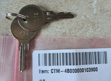 Custom America Round Head 014 Key Pair for APEX & APEX Pro Cash Drawer Registers