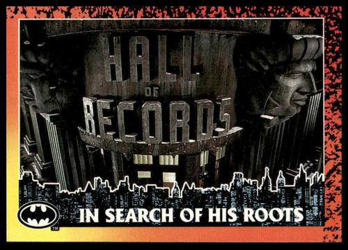 1992 Topps Batman Returns #35 In Search of His Roots - Picture 1 of 2