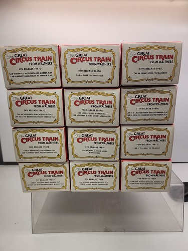 HO Scale Walthers Great Circus Train 1st-12th Release Lot Set-NEW IN BOX (G8) - Picture 1 of 9