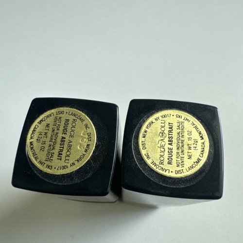 2x LANCOME ROUGE ABSOLU LIPSTICK "ROUGE ABSTRAIT" .15oz WITHOUT BOX *VINTAGE* - Picture 5 of 5