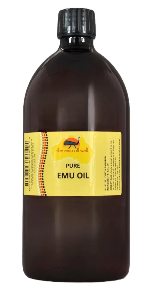 THE EMU OIL WELL 100% Pure Australian Emu Oil 500ml Superb Quality