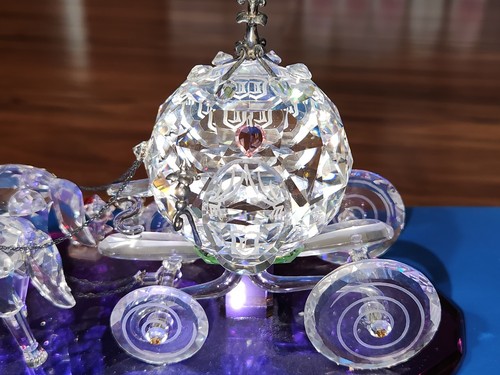 Disney Showcase Crystal World limitierte Ausgabe Aschenputtel Kutsche Kutsche W Jaq Gus NEU IN VERPACKUNG - Bild 17 von 19