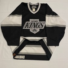 READ CCM Authentic Los Angeles Kings NHL Hockey Jersey Vintage Black Away 44
