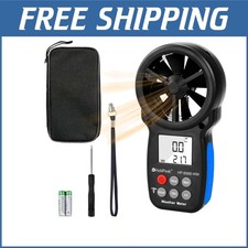 Compact Digital Weather Meter: Measure Wind Speed, Temperature, Humidity & More