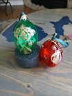New ListingKurt Adler Komozja Polonaise Egg Shaped Christmas Ornaments~Red/ Gold~Green/Gold