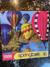 Springbok 1000 Piece Jigsaw Puzzle Take Flight hot air balloon  NEW!