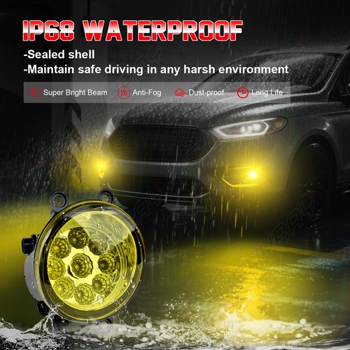 Front Bumper Clear Lens Fog Lights Lamp For TOYOTA 4RUNNER 2010-2013 yellow - Picture 7 of 10