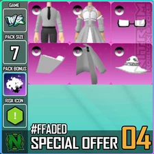 Roblox World Zero WZ - 6 PACK - #FFADED SPECIAL DEAL 04 + FREE AURA