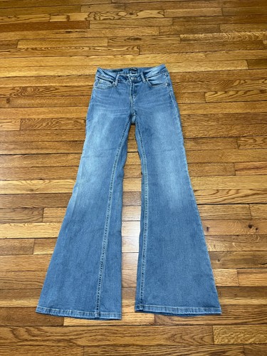 Wild Fable High Rise Flare Jeans Light Wash Blue Denim Damen Gr. 2 (25x31)
