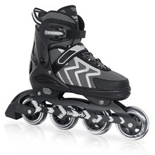 Nattork 4 Sizes Adjustable Inline Skates for Adults Teens and Beginners