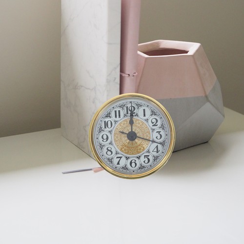 Clock Insert Miniature Clock Face Arabic Numerals Clock Insert Clock Part - Picture 5 of 9