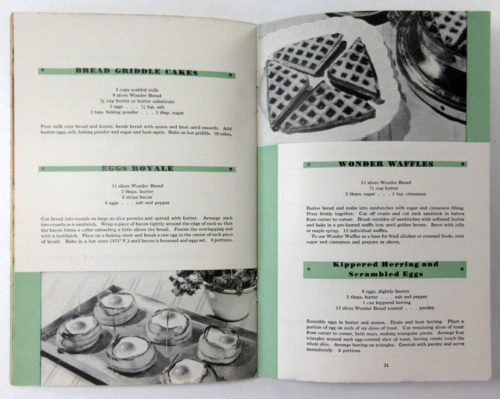 Libretto ricette Wonder Bread Chicago fiera mondiale hostess mostra panetteria 1934 - Foto 8 di 10