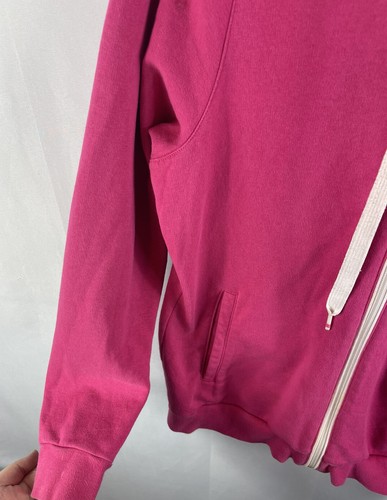 Adidas Damen-Hoodie rosa mit durchgehendem Reißverschluss Gr. Large - Bild 4 von 6