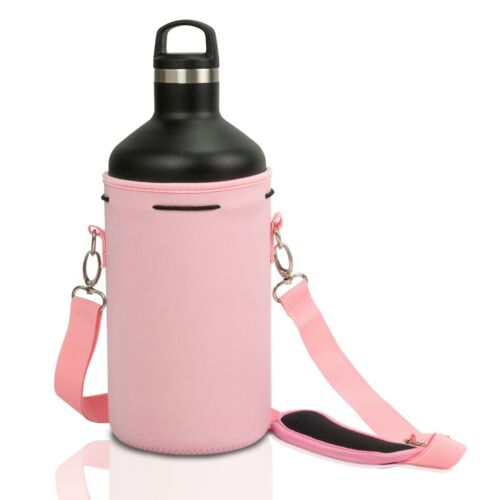 Made Easy Kit Neoprene Water Bottle Carrier Holder w/ Adjustable Shoulder Strap - Picture 216 of 309