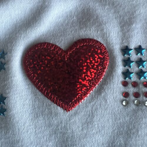 Build A Bear Workshop Outfit patriotisches Hemd und Denimrock (I Love American) - Bild 9 von 15
