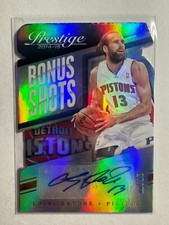 K306,895 - 2014-15 Prestige Bonus Shots Auto Orange Die Cuts #33 Luigi Datome/49