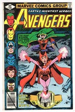 Avengers #186 Near Mint Minus 9.2 First Bova Origin Of Scarlet Witch 1979