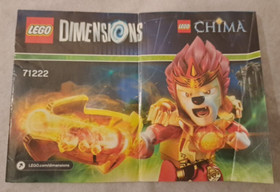 LEGO 71222 DIMENSIONS Laval Fun Pack complete w/ booklet. Read.