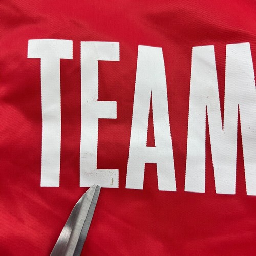 Justin Bieber Jacket Purpose Stadium 2017 Red Tour Team Button Up Bomber Size XS - Picture 7 of 15