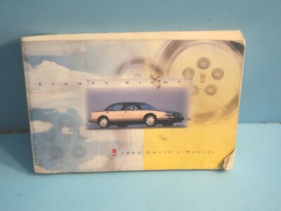 93 1993 Oldsmobile 88/Eighty Eight owners manual