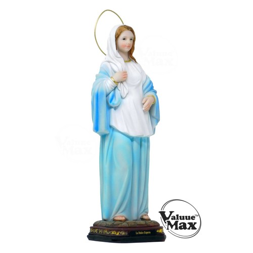 ValuueMax™ Mary, La Dulce Espera Statue, Finely Detailed Resin 12" Tall Figurine - Picture 1 of 2
