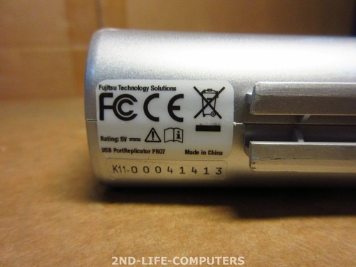 FUJITSU PR07 Port Replicator DVI DVI-I LAN RJ-45 2x USB 2.0 - INCL PSU - Afbeelding 3 van 3