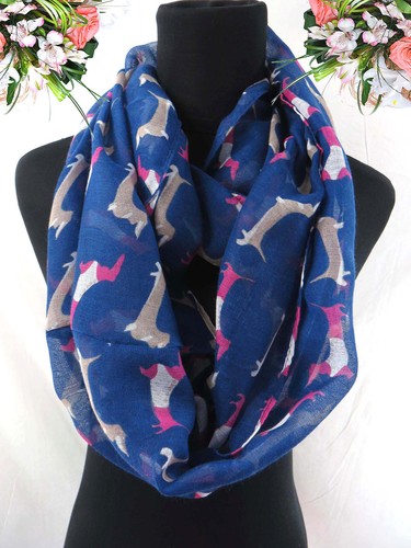 12pcs animals double loop infinity scarves cats dogs elephant sheep rabbit Hedge - Imagen 7 de 12