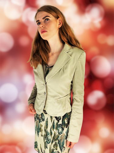 Chaqueta Blazer ARMANI JEANS Mujer Manga Larga Abotonada Elastizada Beige Talla M - Imagen 3 de 12