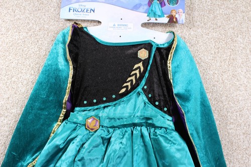 Costume Disney Frozen 2 Queen Anna vestito e mantello taglia 6 nuovo con etichette bambina - Foto 3 di 8