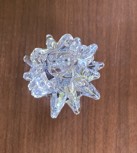 Daum France Drip Crystal Glass Christmas Tree Sculpture Signed 15.5” Tall Mint - Picture 13 of 20