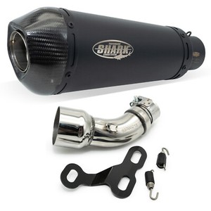 Shark Dsx-7 Auspuff super Short Kawasaki Z125 2019-2020