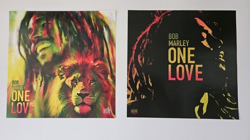 Free Same Day Shipping 2 BOB MARLEY One Love 12x12 Regal Promo Posters - Picture 2 of 4