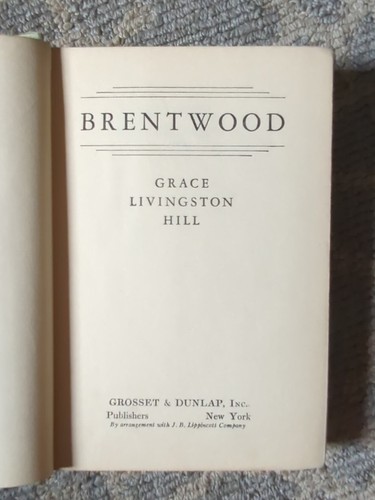 Happiness Hill Grace Livingston Hill Grosset 1932 HC/DJ & Brentwood 1937 HC - Picture 8 of 13