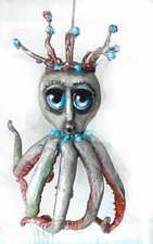 *NEW* Cloth Folk Art Craft (Paper) Pattern "Octopus Ornament" By Susan Barmore