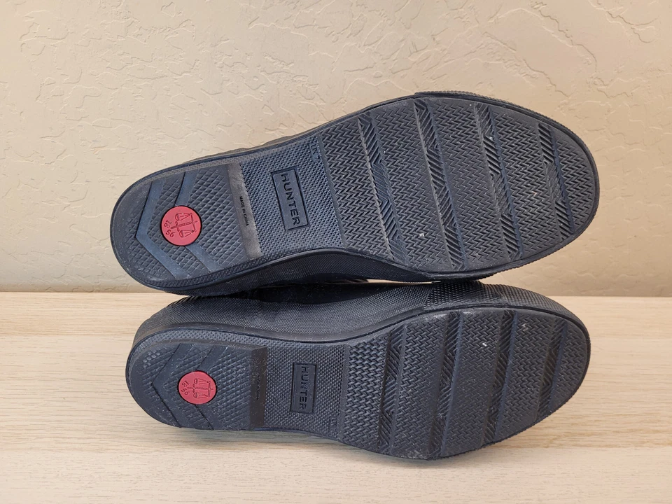 Zapatos de caña alta Hunter originales para mujer negros talla: 9 EE. UU. / 7 Reino Unido Foto 3 de 4