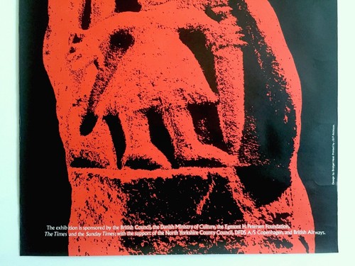 VINTAGE 1982 "THE VIKINGS IN ENGLAND" YORKSHIRE MUSEUM BRITISH EXHIBITION POSTER - Picture 4 of 9