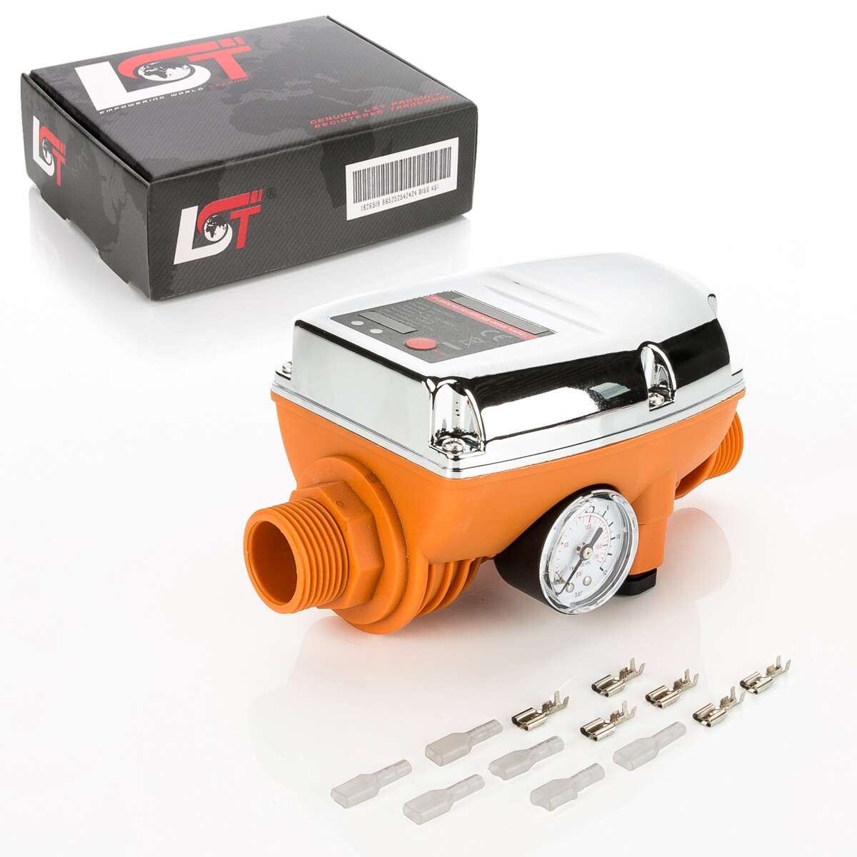 Pump control regulation circuit pressure 10Bar for house and garden irrigation
