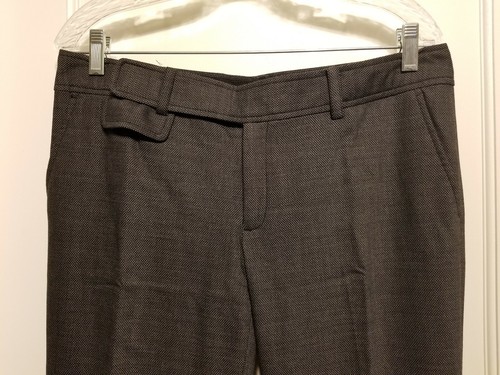 Pantalón Banana Republic Ryan-Fit, Gris Hueso, Lana, Forrado, Talla 10, Nuevo con Etiquetas - Imagen 2 de 10