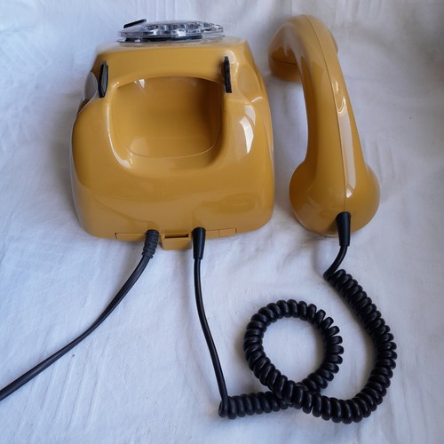 Téléphone années 70 cadran jaune ocre FeTAP 611 DFG 7.80 top + fonction/TAE + EMBALLAGE D'ORIGINE - Photo 9/16