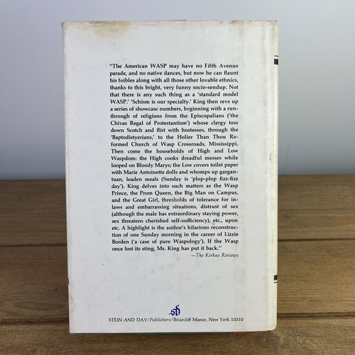Wasp, Where Is Thy Sting? by Florence King (1977, Hardcover Dustjacket) - Bild 2 von 9