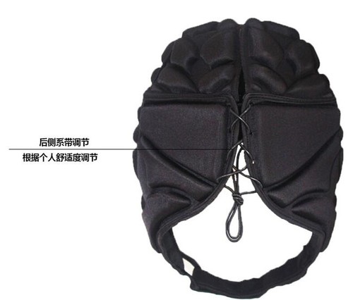 Casco portiere sportivo bambini supporto protezione testa portiere calcio regolabile - Foto 11 di 15