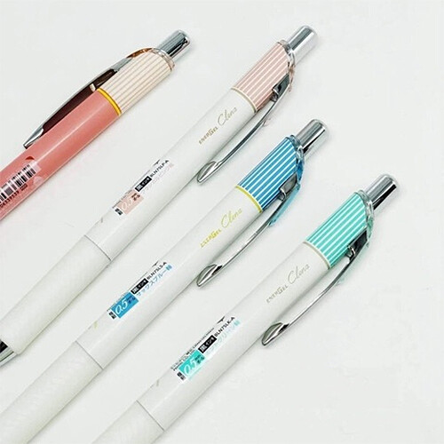 Pentel EnerGel Clena Penna Gel 0,5 mm (BLN75) Inchiostro Blu, 5 Colori Penna a Scelta - Foto 5 di 12